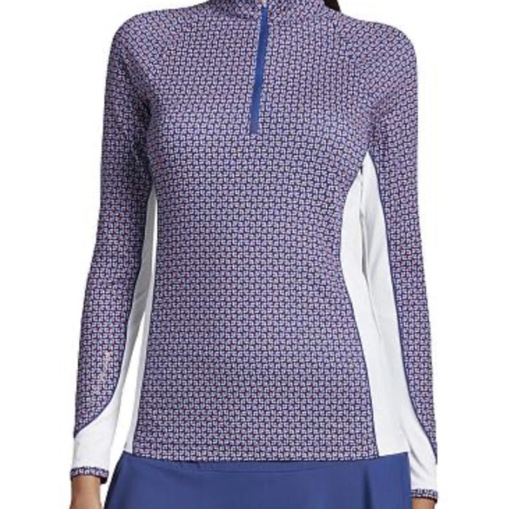 PETER MILLAR WOMEN'S LIGHTWEIGHT SUN RETRO FLORAL COMFORT GOLF BASE LAYE…